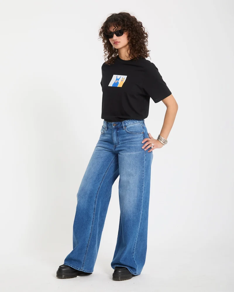 Radical Daze Up T-Shirt - Black