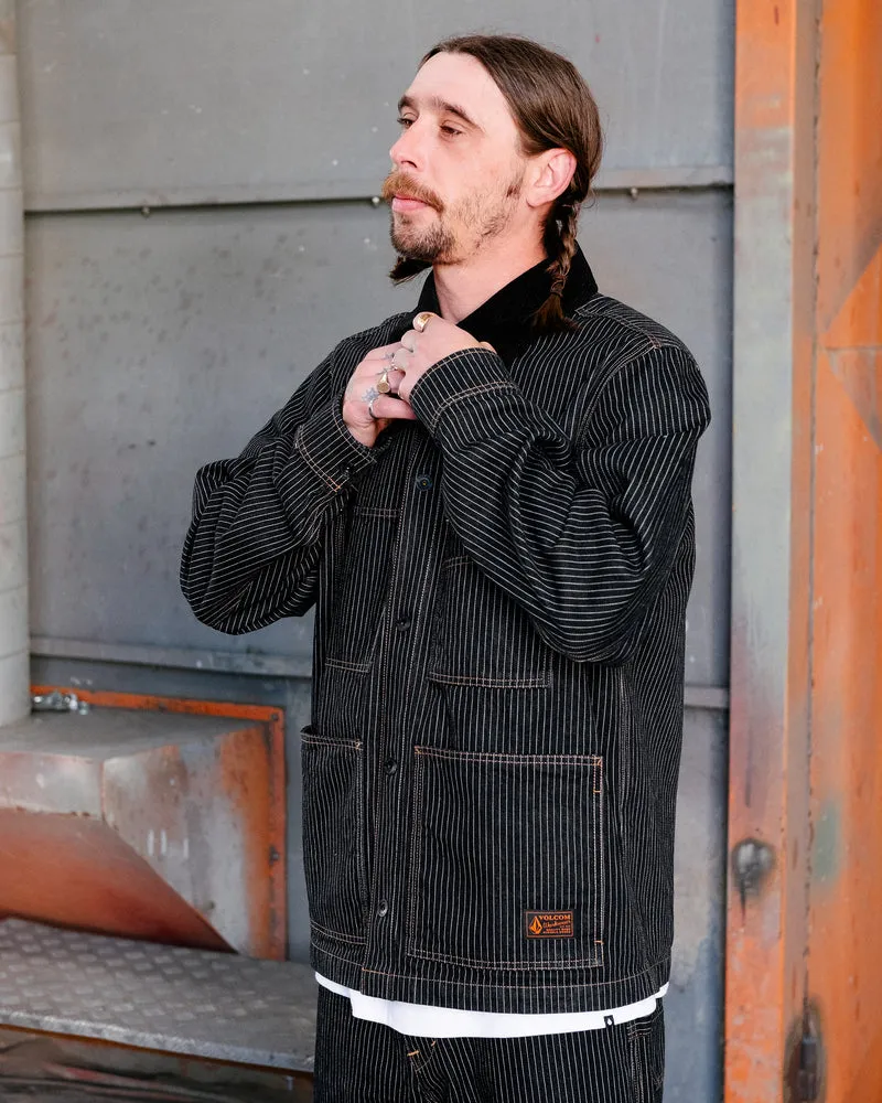 Work Dialed Jacke - Black Stripe