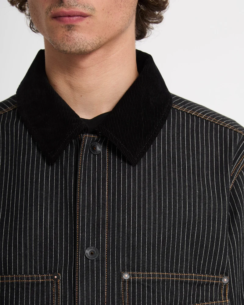 Work Dialed Jacke - Black Stripe