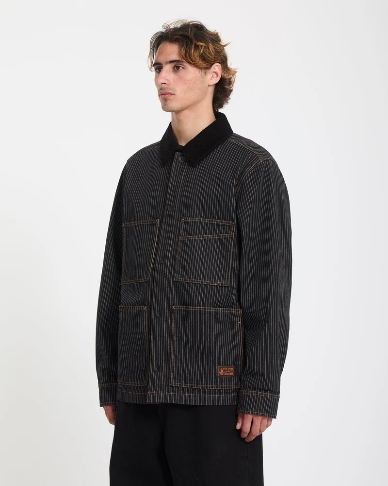 Work Dialed Jacke - Black Stripe