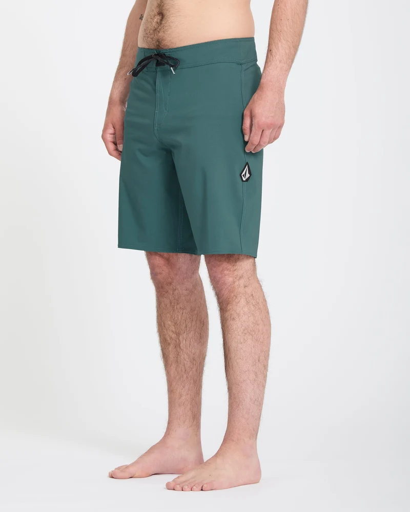 Lido Solid Mod 20" Boardshorts - Rifle Green