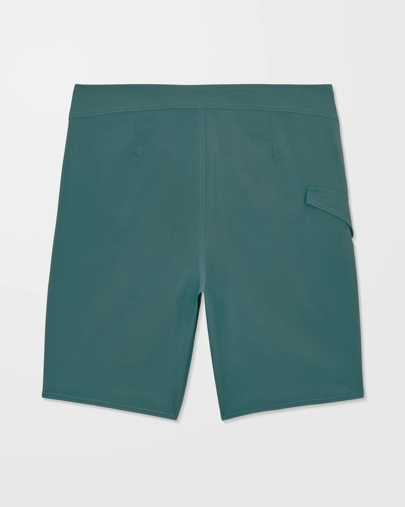 Lido Solid Mod 20" Boardshorts - Rifle Green
