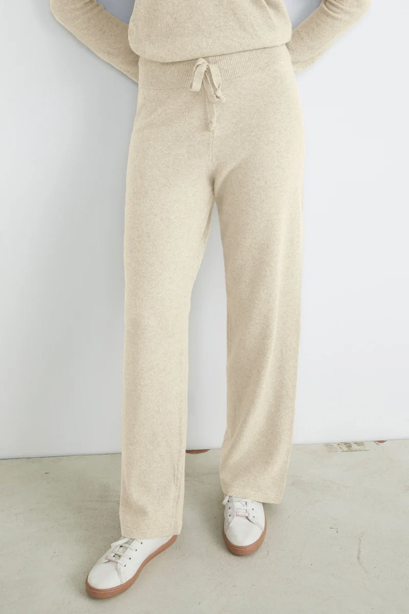 Tuta in cashmere - PANNA