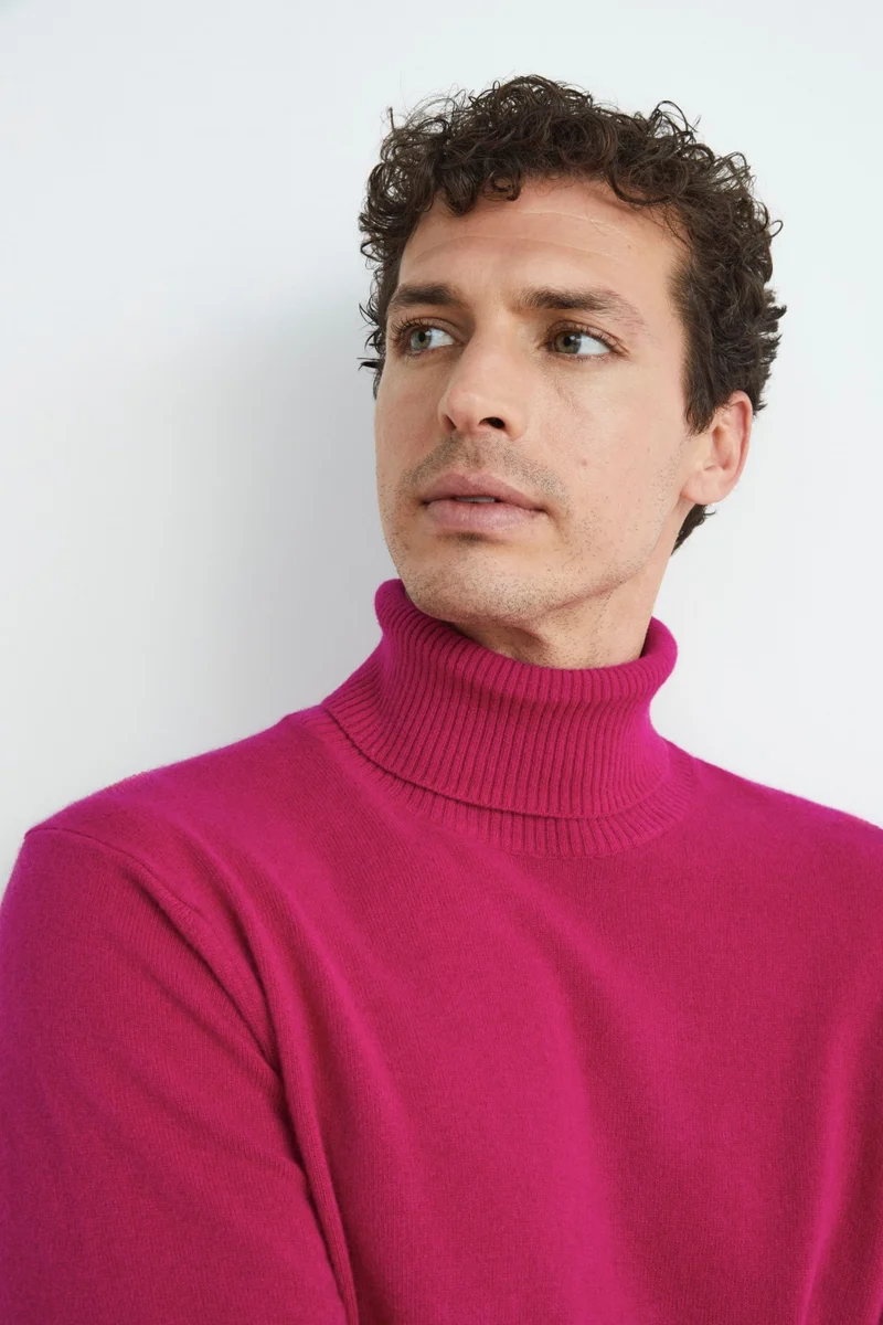 Dolcevita in lana e cashmere - MAGENTA