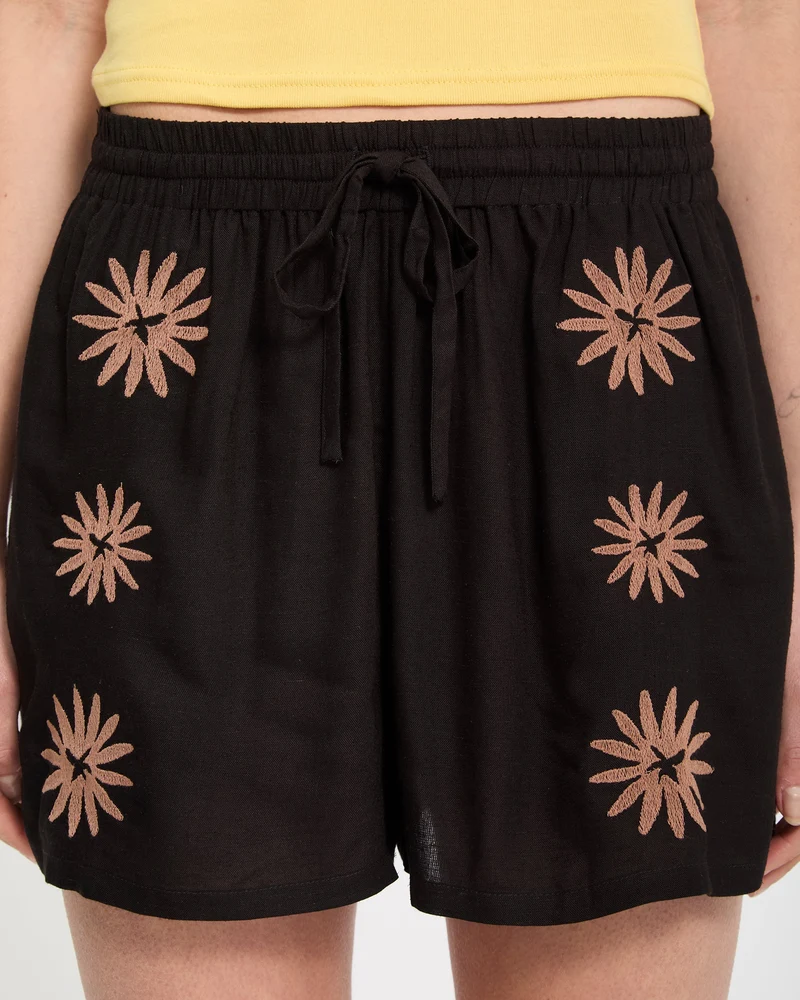 Midnite Ramble Shorts - Vintage Black