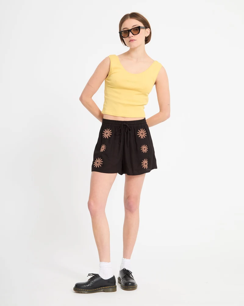 Midnite Ramble Shorts - Vintage Black