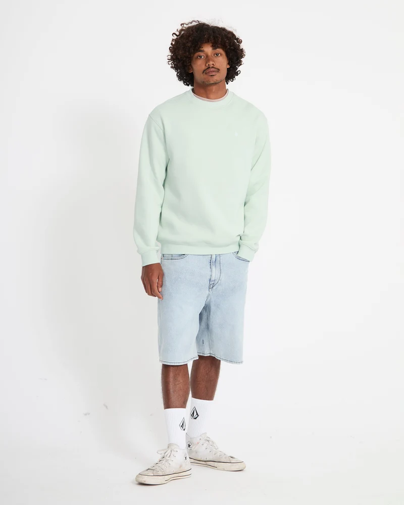 Single Stone Sweatshirt - Pale Aqua