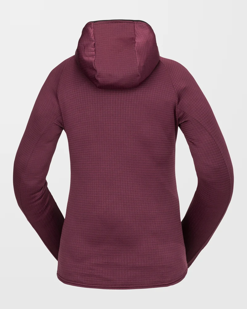 Gridlock Balaclava Kapuzenpullover - Burgundy