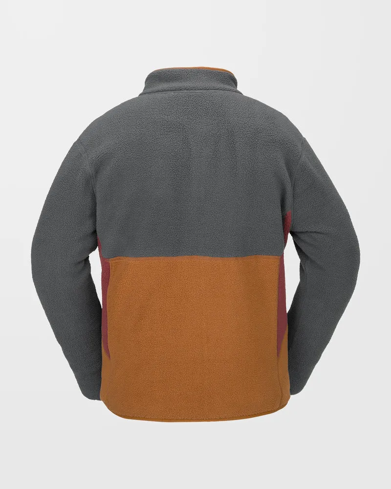 Fleecer Full Zip Jacke - Charcoal
