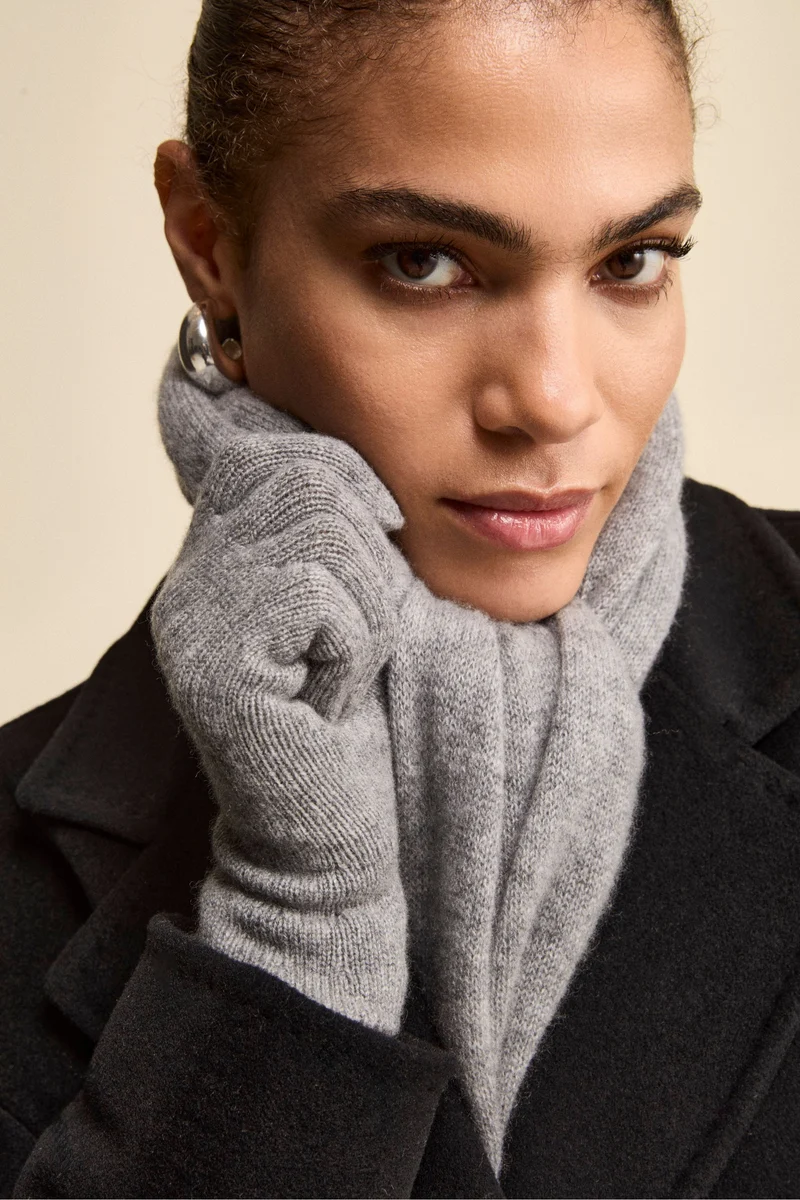Guanti in cashmere - GRIGIO MEDIO