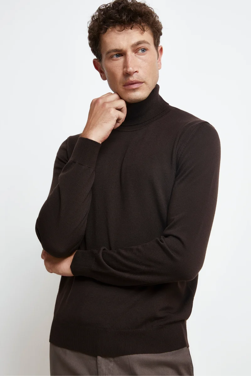 Dolcevita in Lana Merino - CUOIO