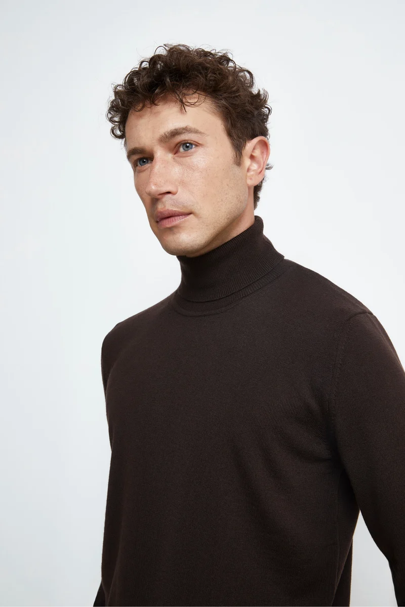 Dolcevita in Lana Merino - CUOIO
