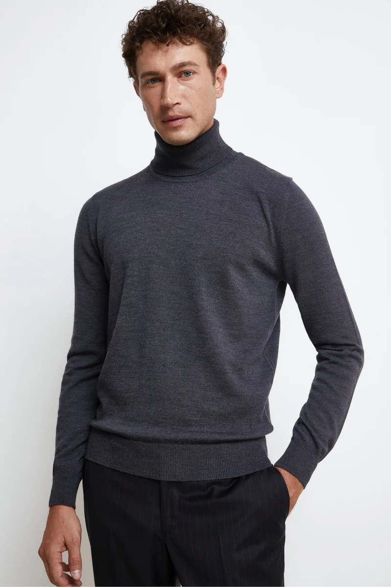 Dolcevita in Lana Merino - ANTRACITE