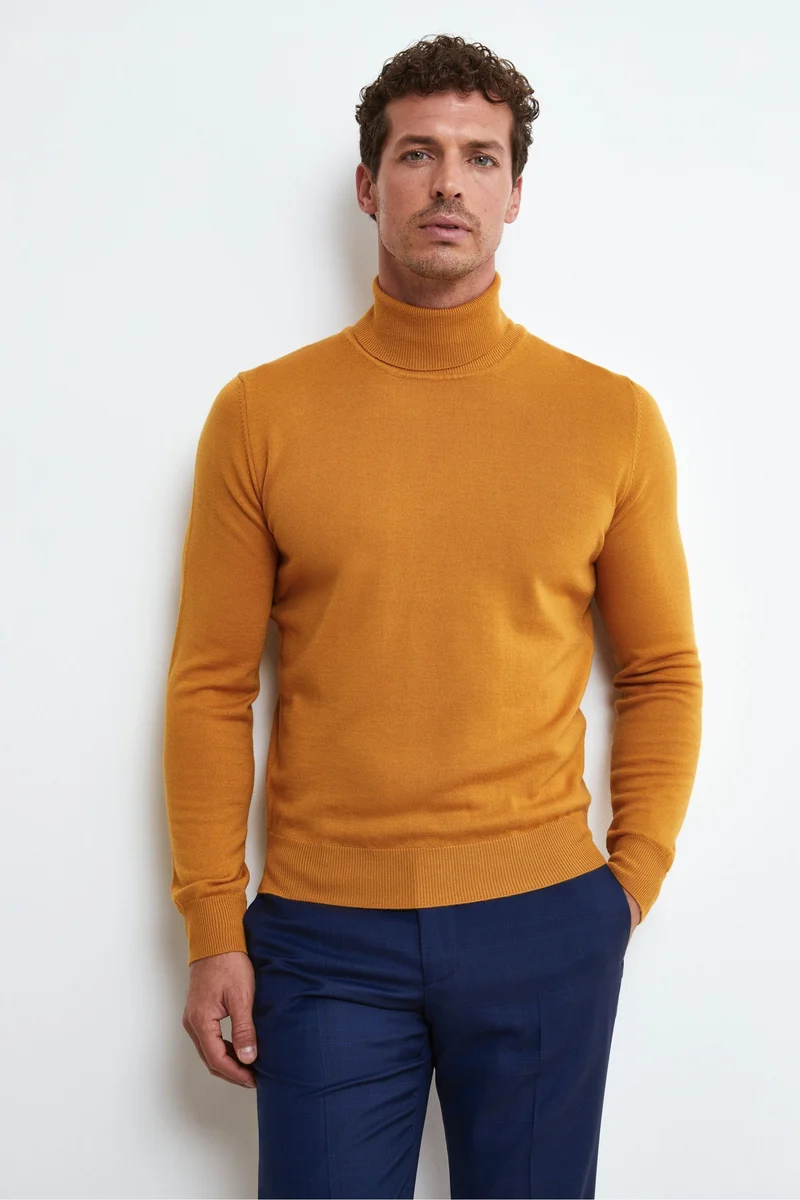 Dolcevita in Lana Merino - SENAPE