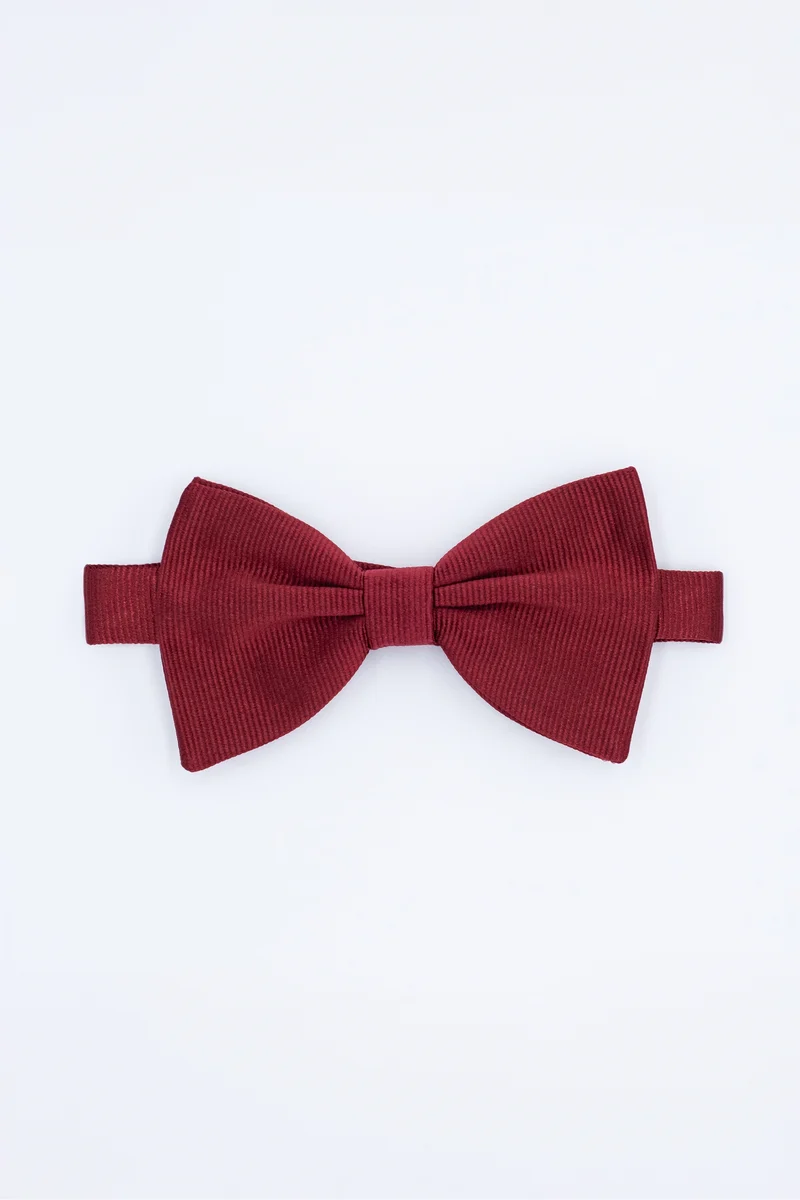 Papillon Elegante in Seta - BORDEAUX