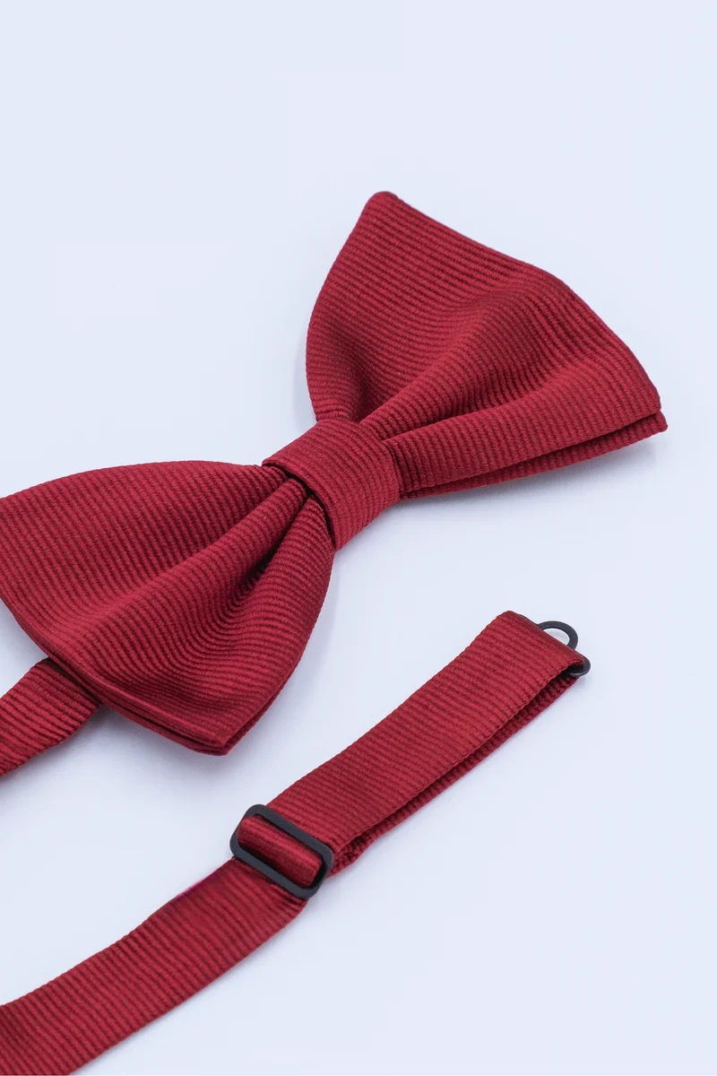 Papillon Elegante in Seta - BORDEAUX