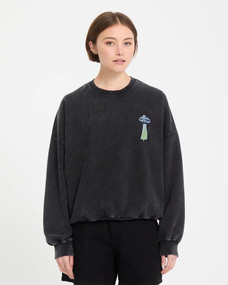 Mickey Mason Sweatshirt - Vintage Black