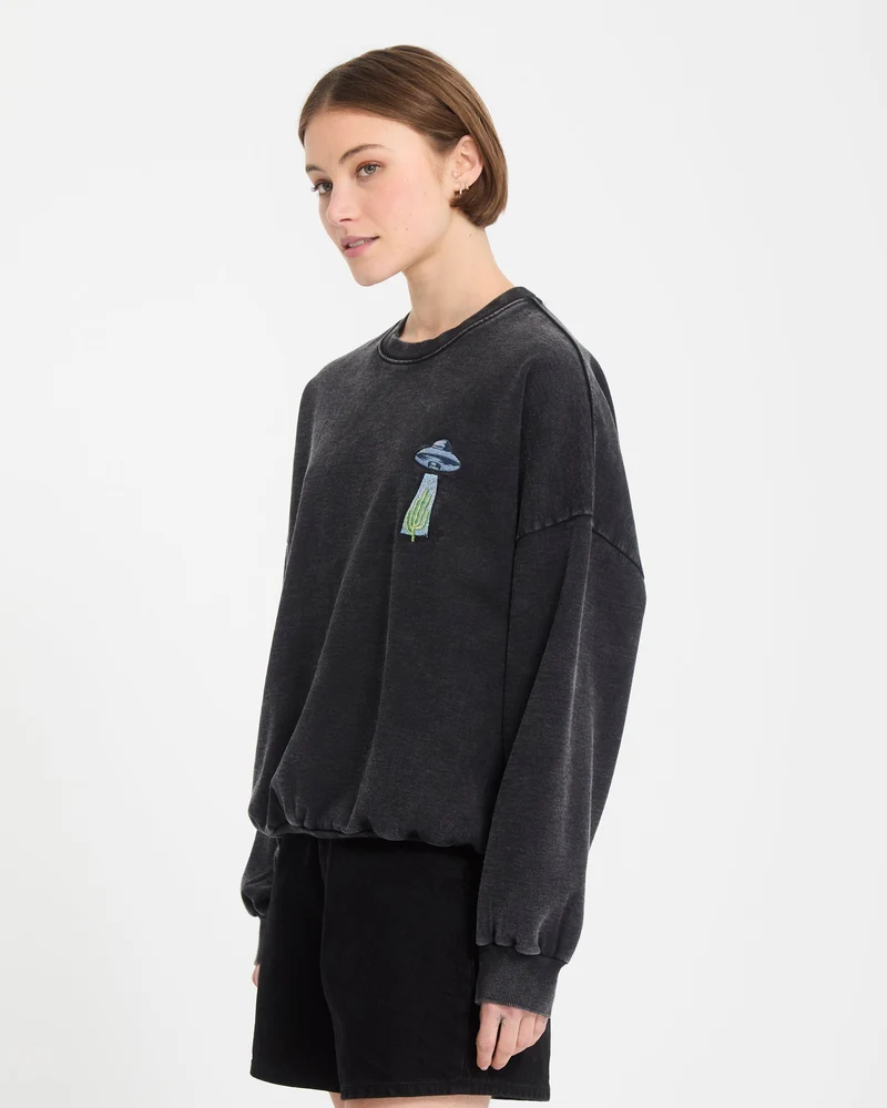 Mickey Mason Sweatshirt - Vintage Black