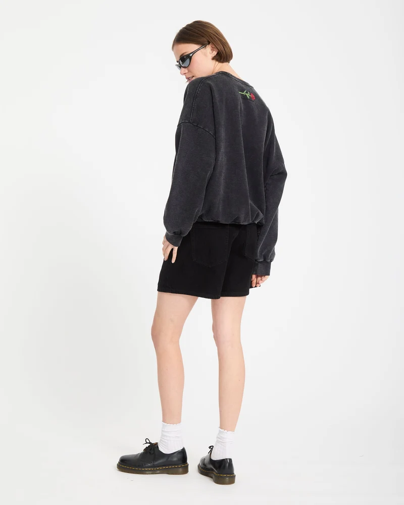 Mickey Mason Sweatshirt - Vintage Black