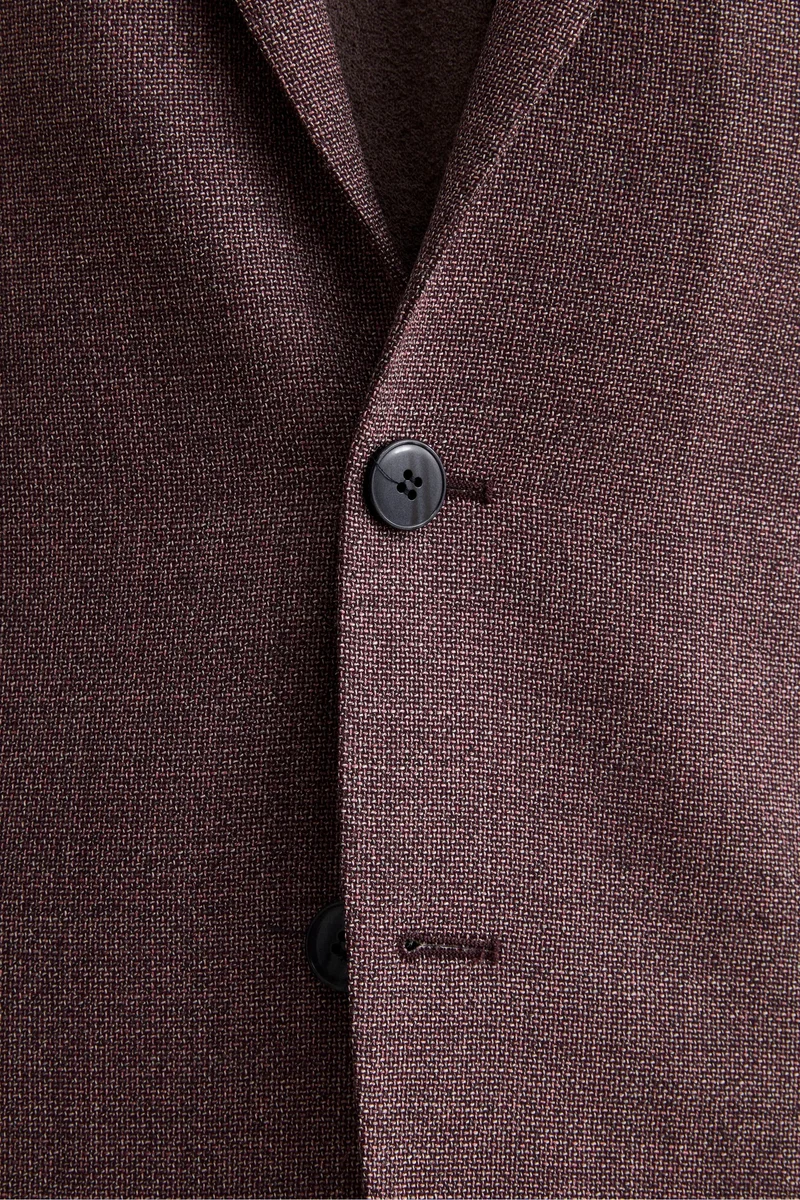 Giacca Slim Fit Semifoderata in Lana Vergine - MALVA