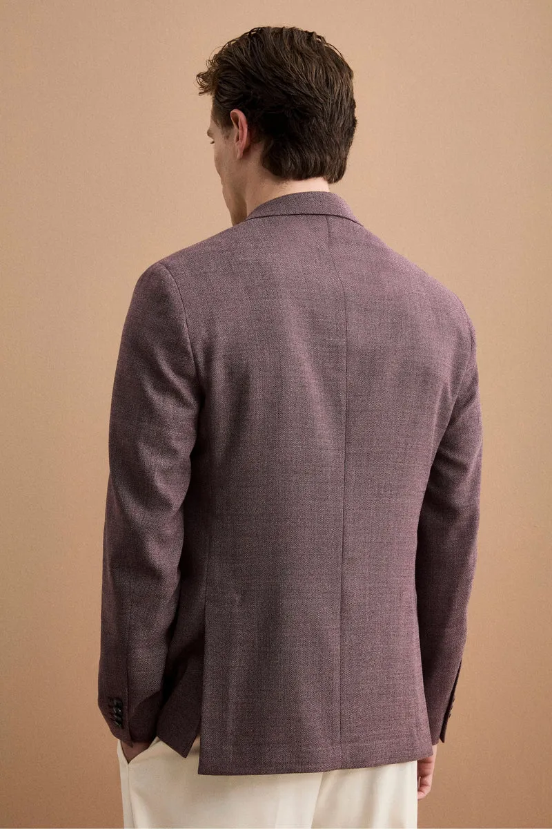 Giacca Slim Fit Semifoderata in Lana Vergine - MALVA