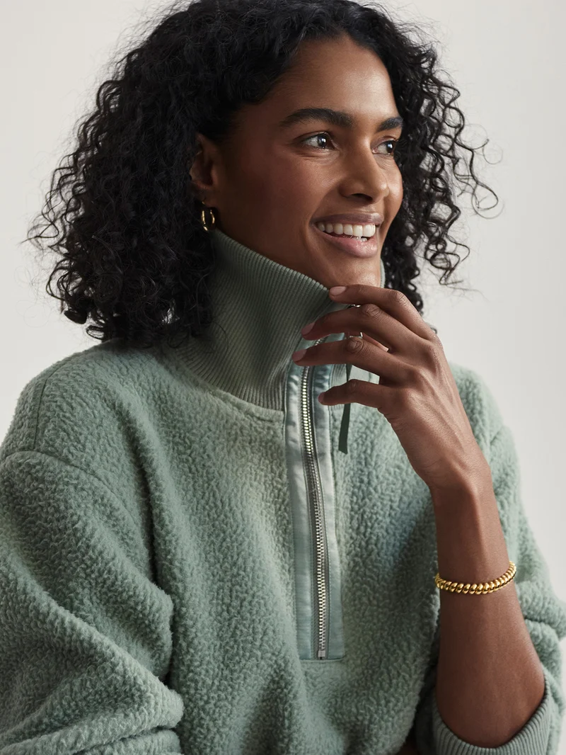 Roselle Half Zip Fleece