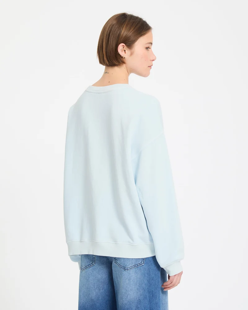 Stone Soft Sweatshirt - Light Blue Acid