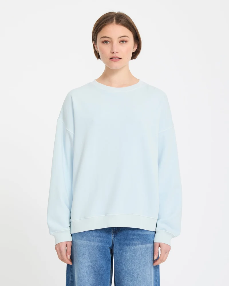 Stone Soft Sweatshirt - Light Blue Acid