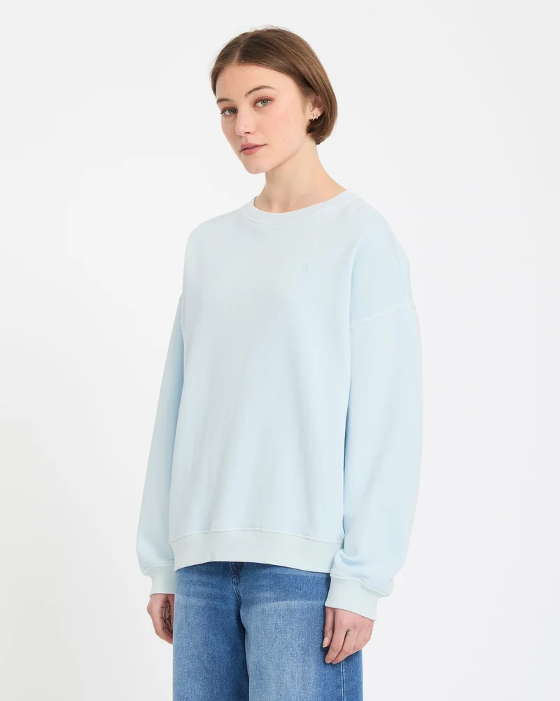 Stone Soft Sweatshirt - Light Blue Acid