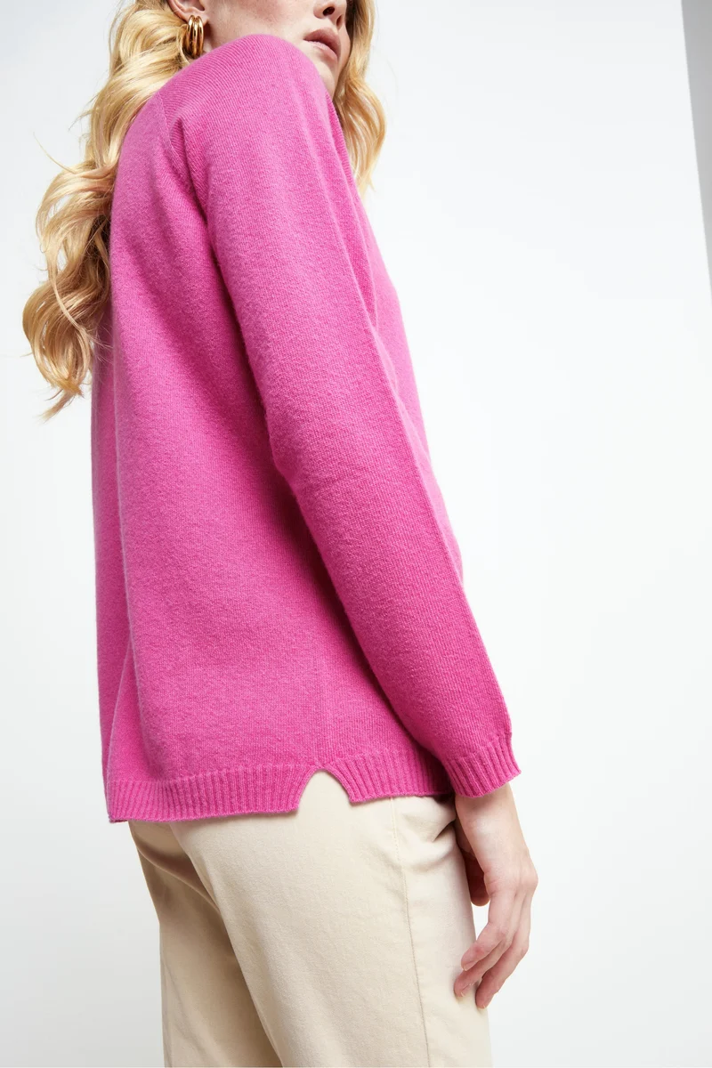 Maglia Collo Morbido lana cashmere - AZALEA