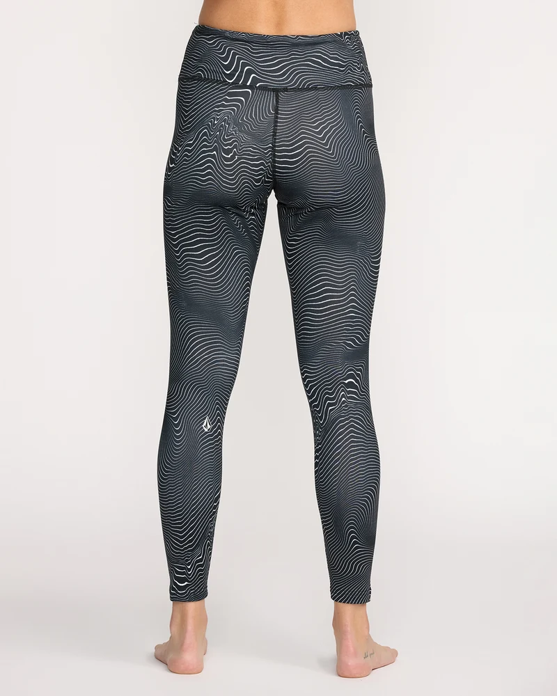 W V-Science Basisschicht-Leggings - Black White