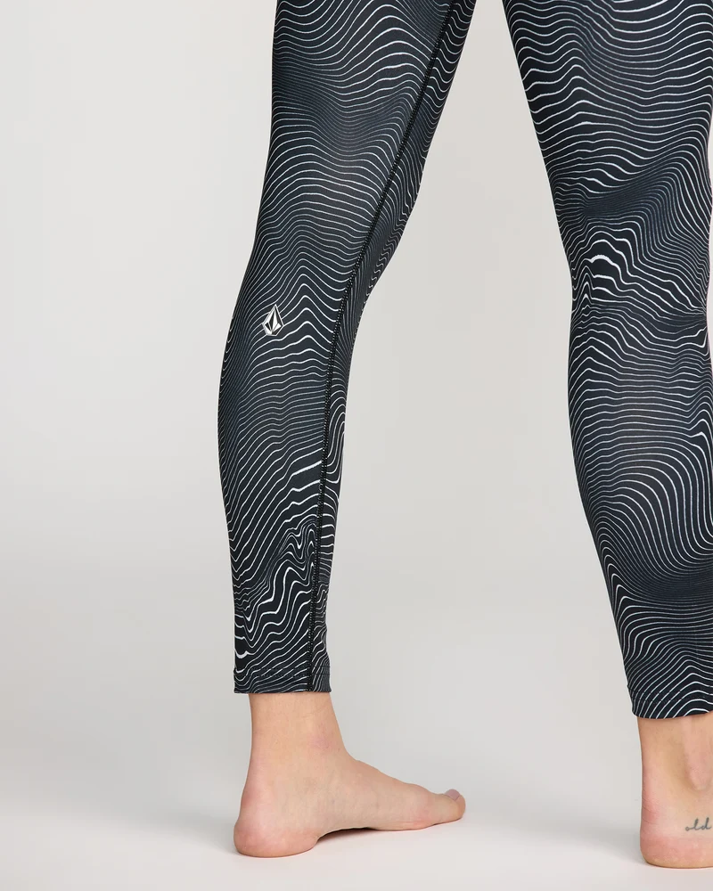 W V-Science Basisschicht-Leggings - Black White
