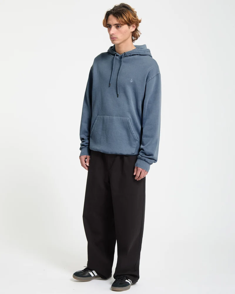 Single Stone Fleece-Hoodie - Blue Wash