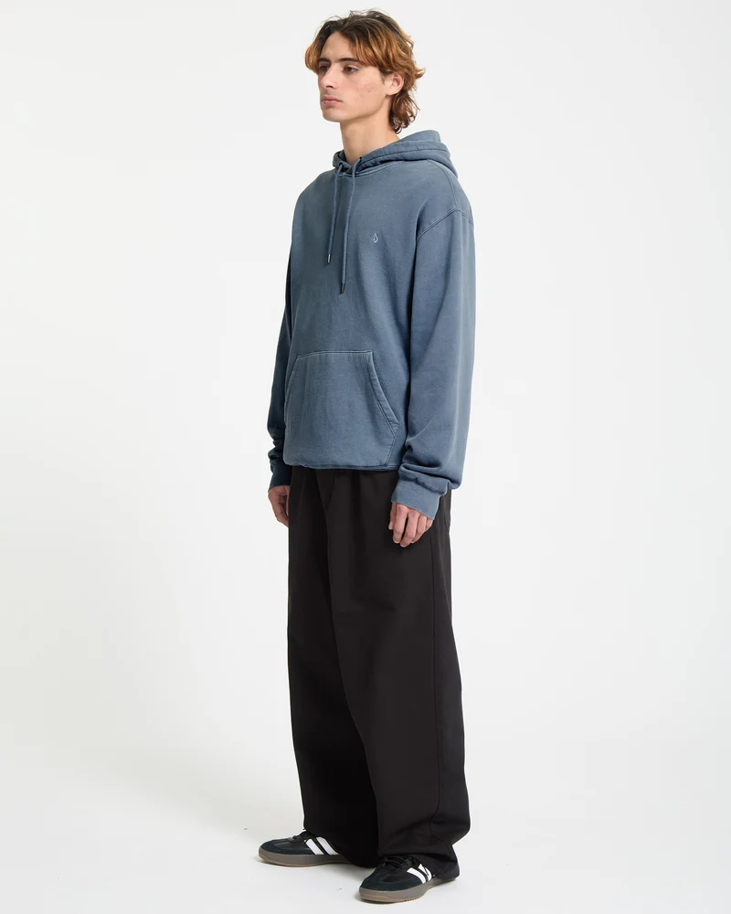 Single Stone Fleece-Hoodie - Blue Wash