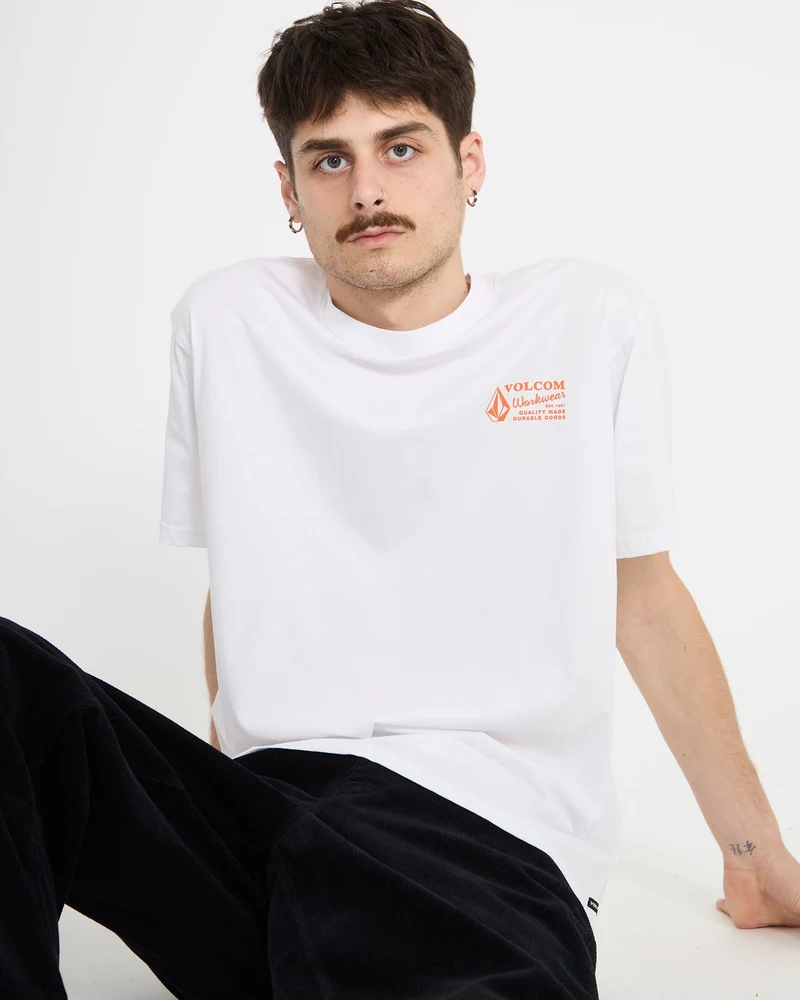 Workwear T-Shirt - White Combo