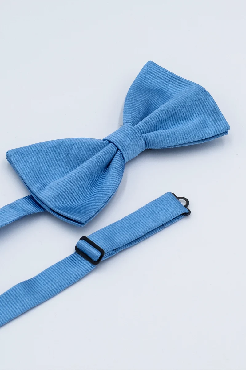 Papillon Elegante in Seta - AZZURRO