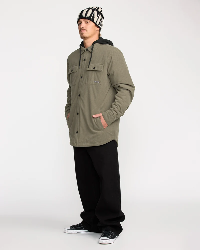 Kenson Insulated Flannel Jacke - Military