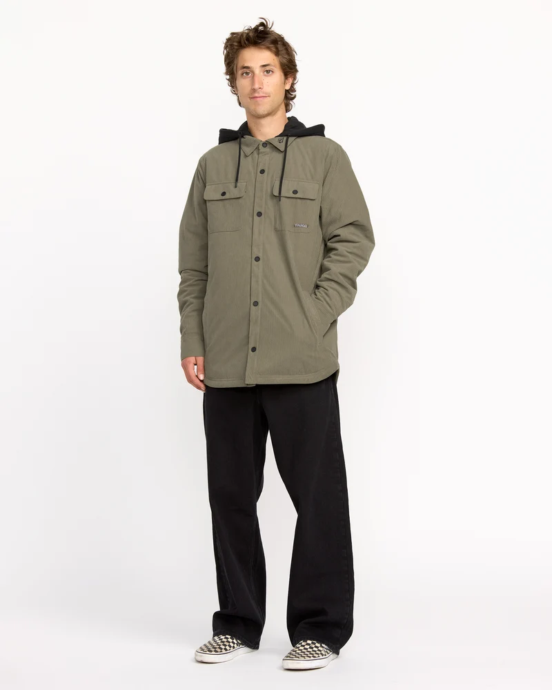 Kenson Insulated Flannel Jacke - Military