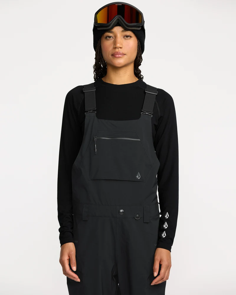 Ash Stretch Gore-Tex Latzhose - Black