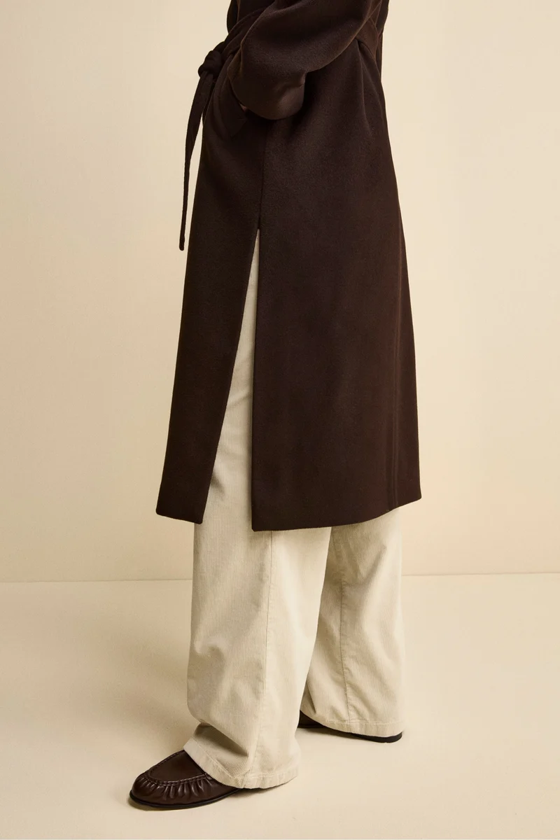 Cappotto lungo in lana e cashmere - T.MORO