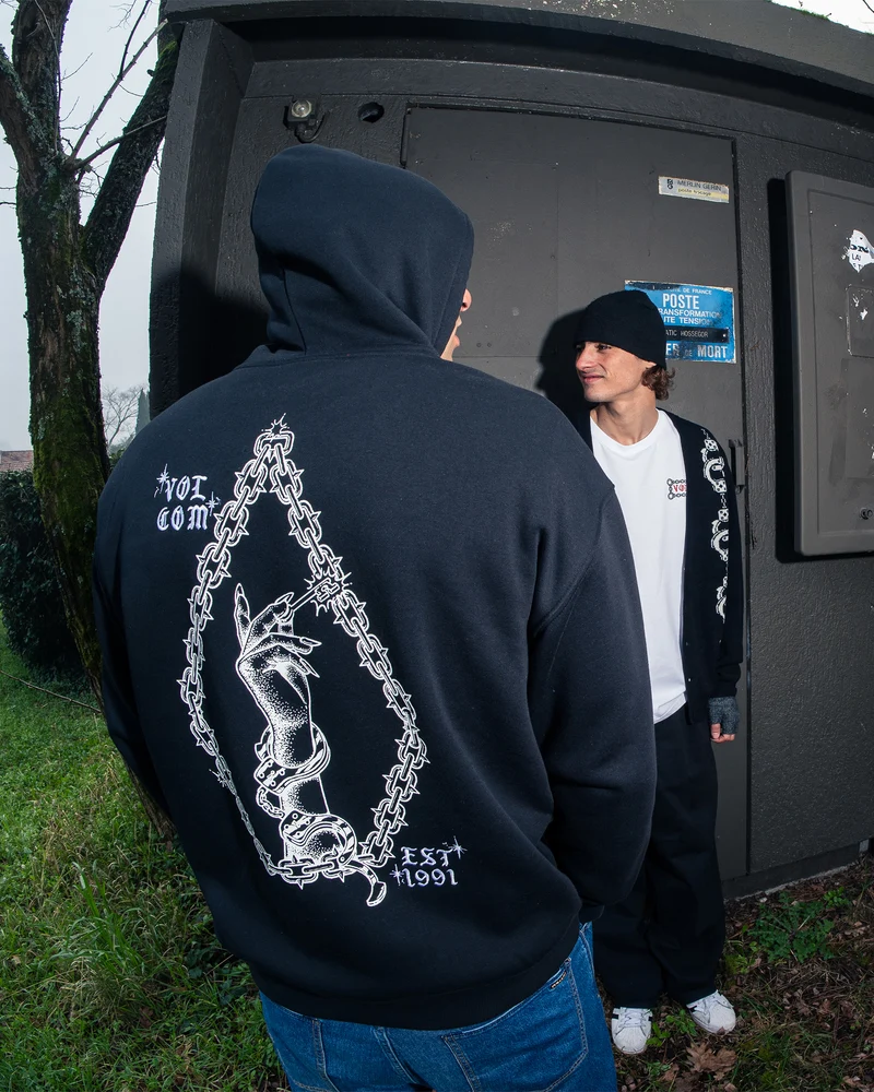 Daniel Shepard Fleece Kapuzenpullover - Black