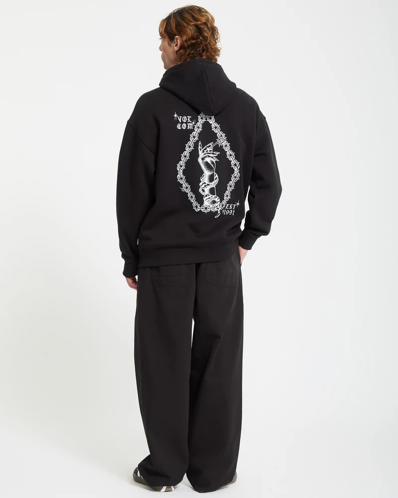 Daniel Shepard Fleece Kapuzenpullover - Black