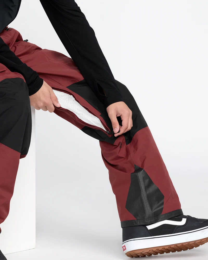 Rain Gore-Tex Latzhose - Burnt Red