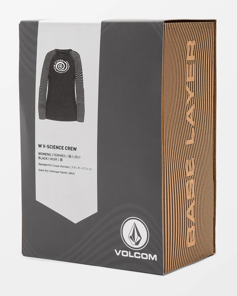 W V-Science Basisschicht-Shirt - Black White