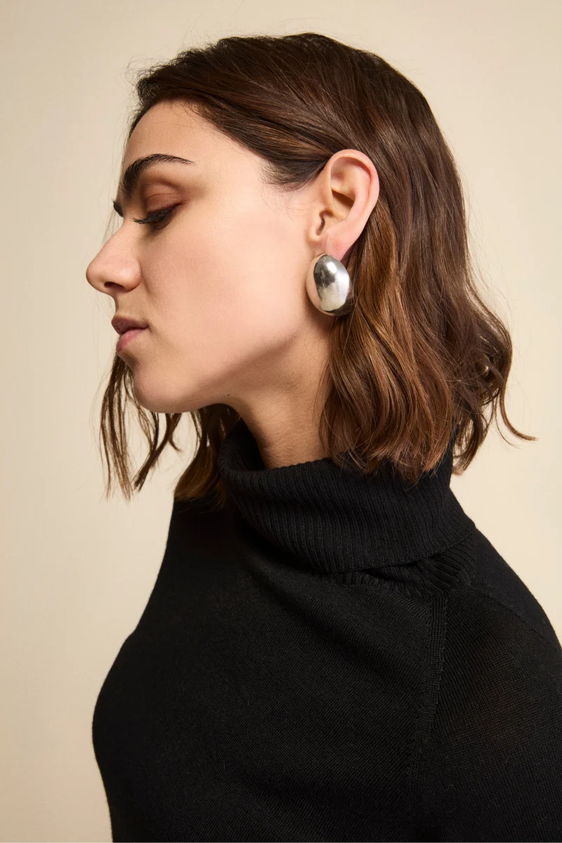 Dolcevita Raglan in Lana Merino - NERO