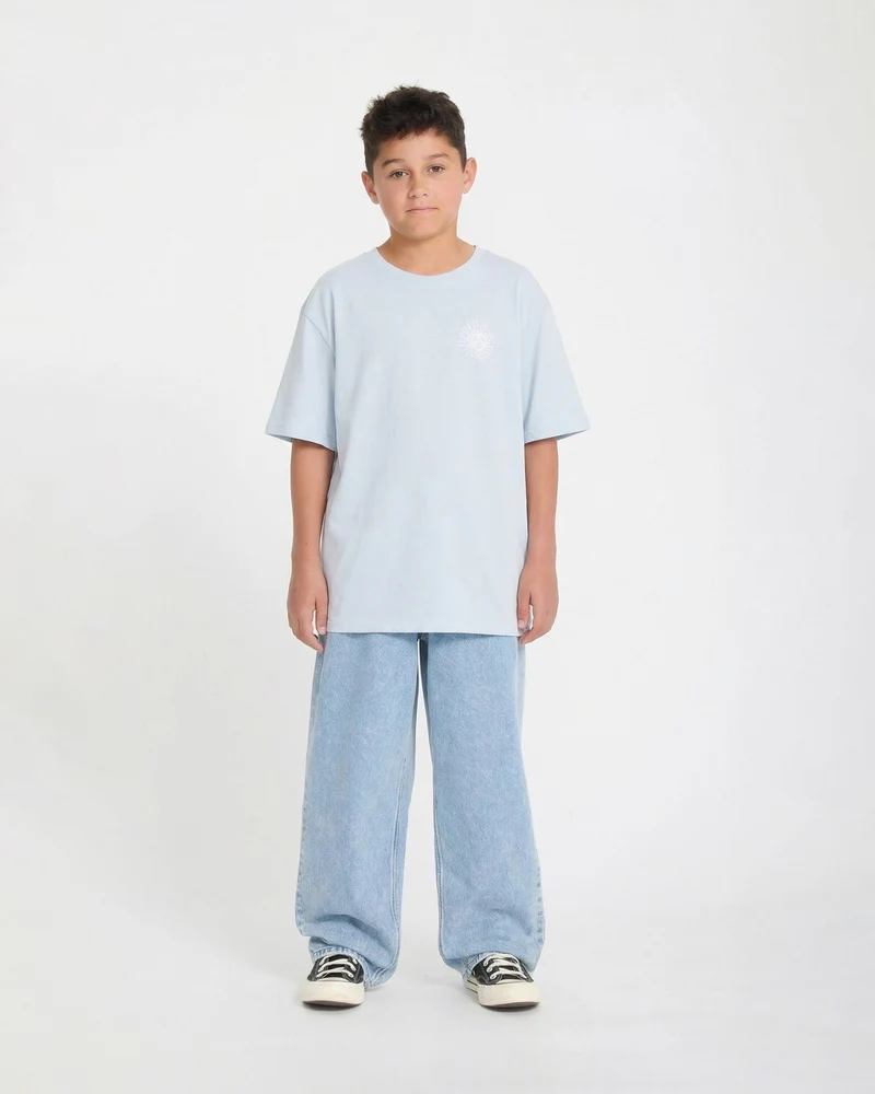 Mazatlan T-Shirt - Light Blue Acid - (KINDER)