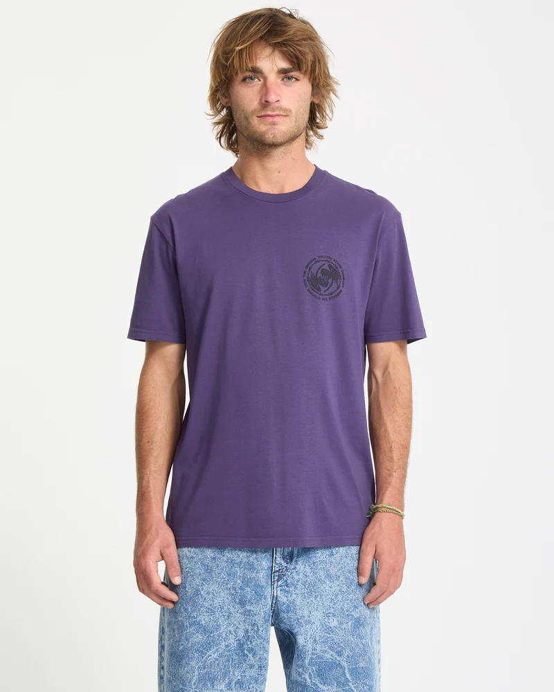 Circlepalm T-Shirt - Dark Purple