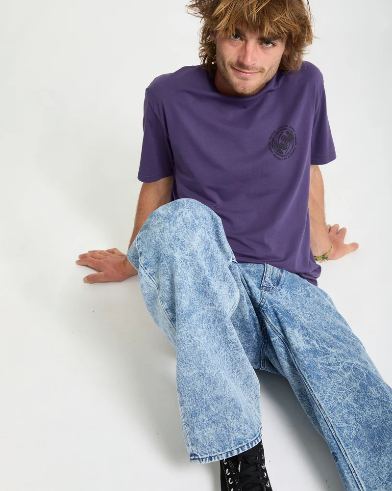Circlepalm T-Shirt - Dark Purple