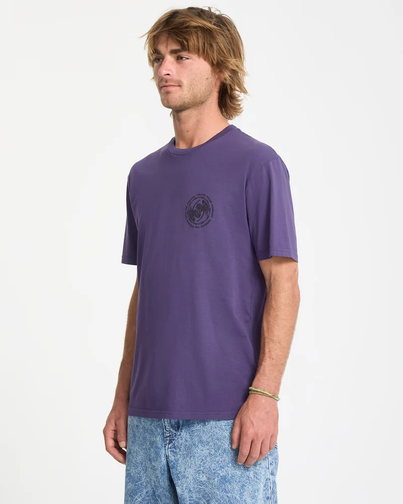 Circlepalm T-Shirt - Dark Purple