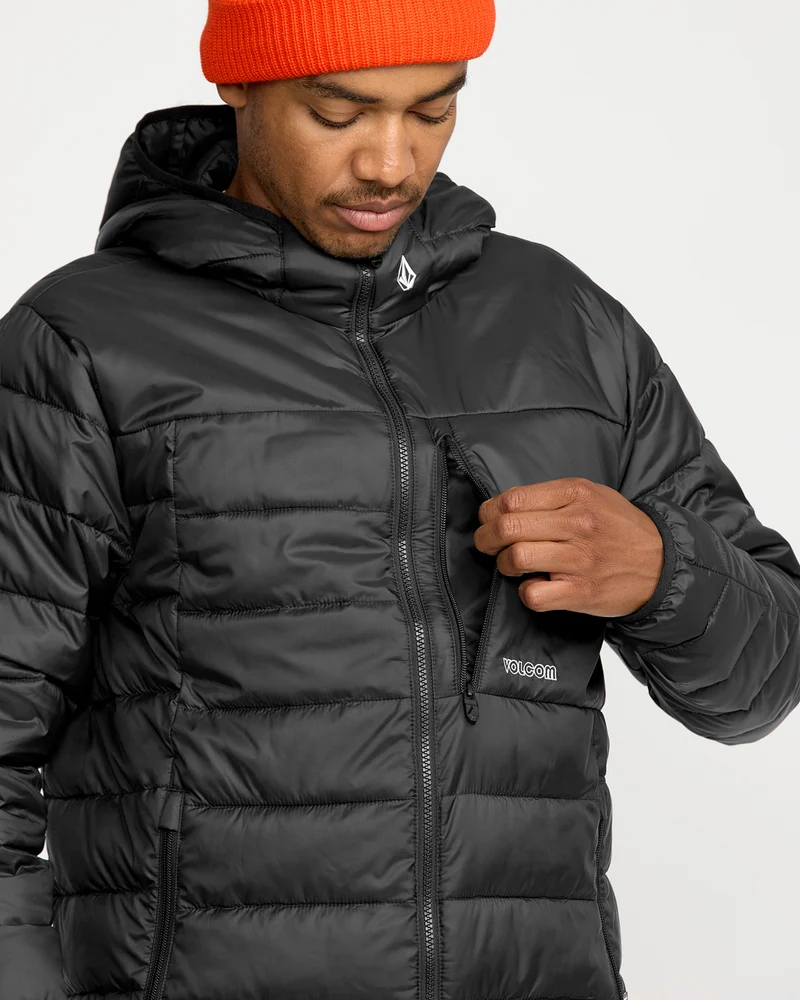 Puff Puff Hooded Jacke - Black